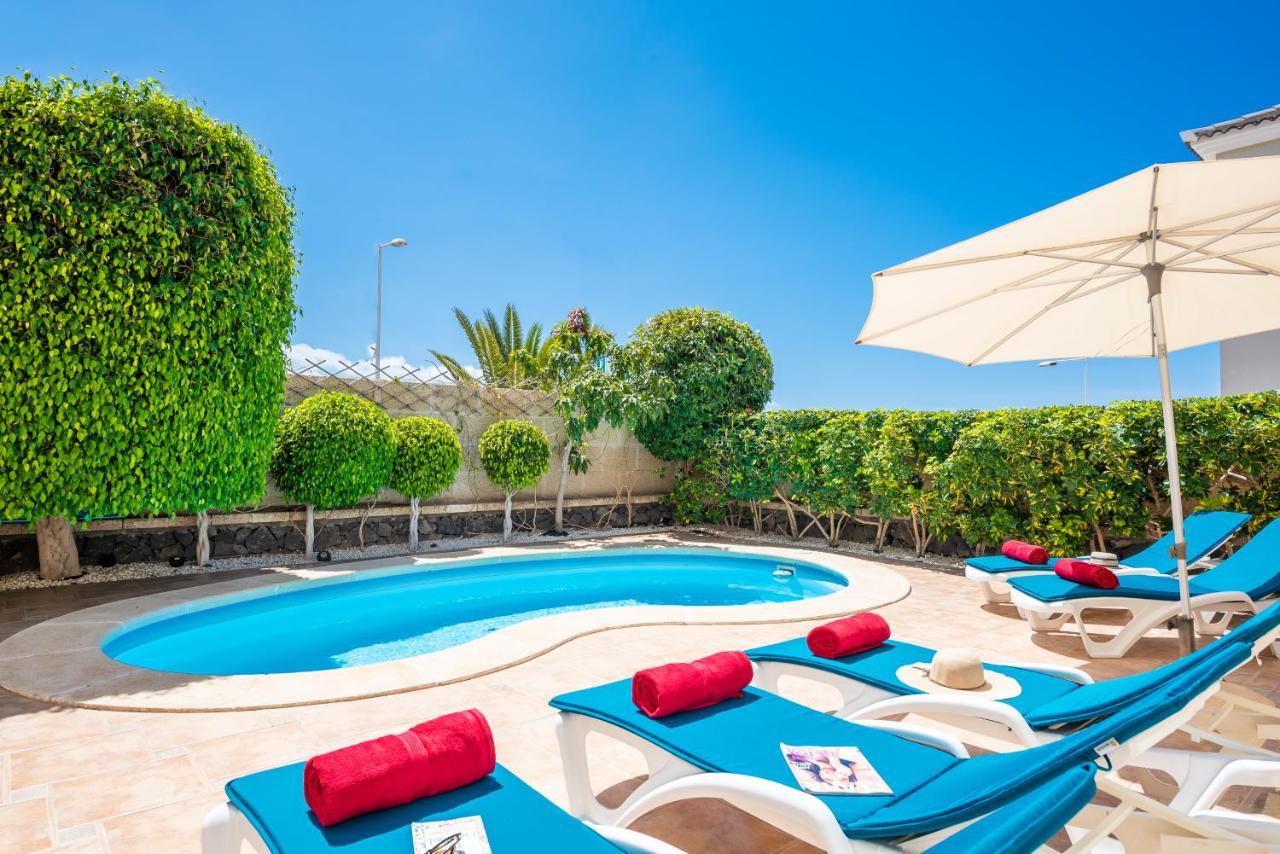 Beautiful Villa Anna With Heated Pool Costa Adeje  Ngoại thất bức ảnh